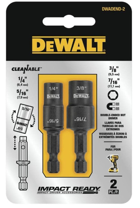DEWALT Nut Driver Set, Double Ended, 2-Piece