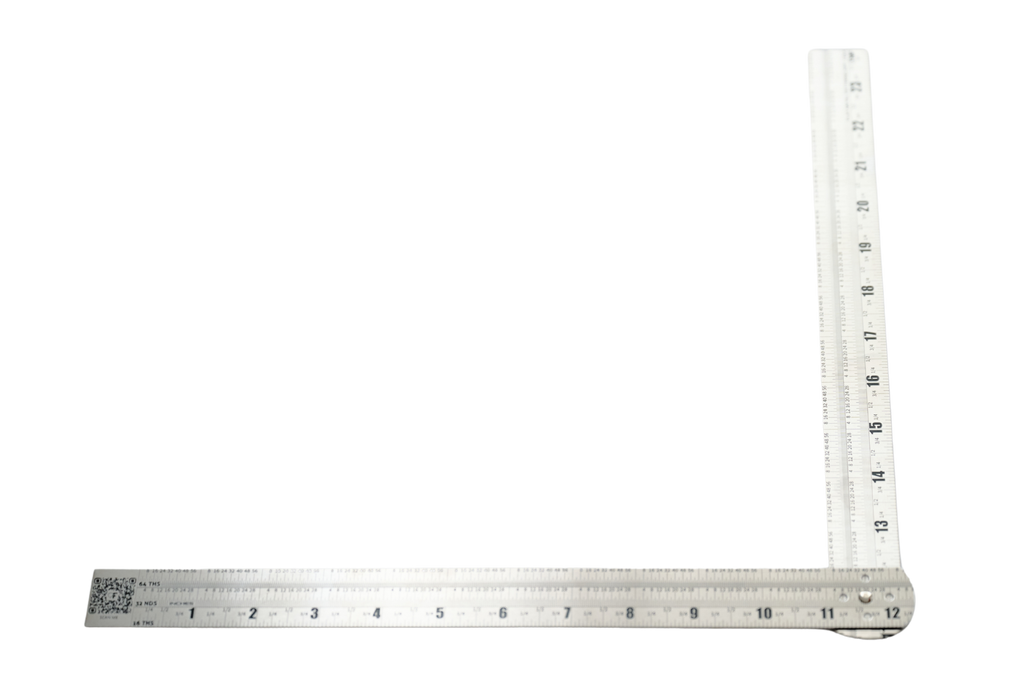 FMP-PRECISION METAL RULER (2 foot folding-.8mm Thick)