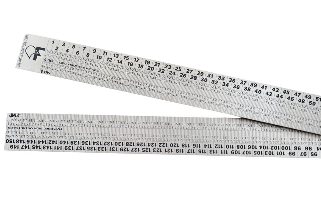 FMP-PRECISION METAL RULER (2 foot folding-.8mm Thick)