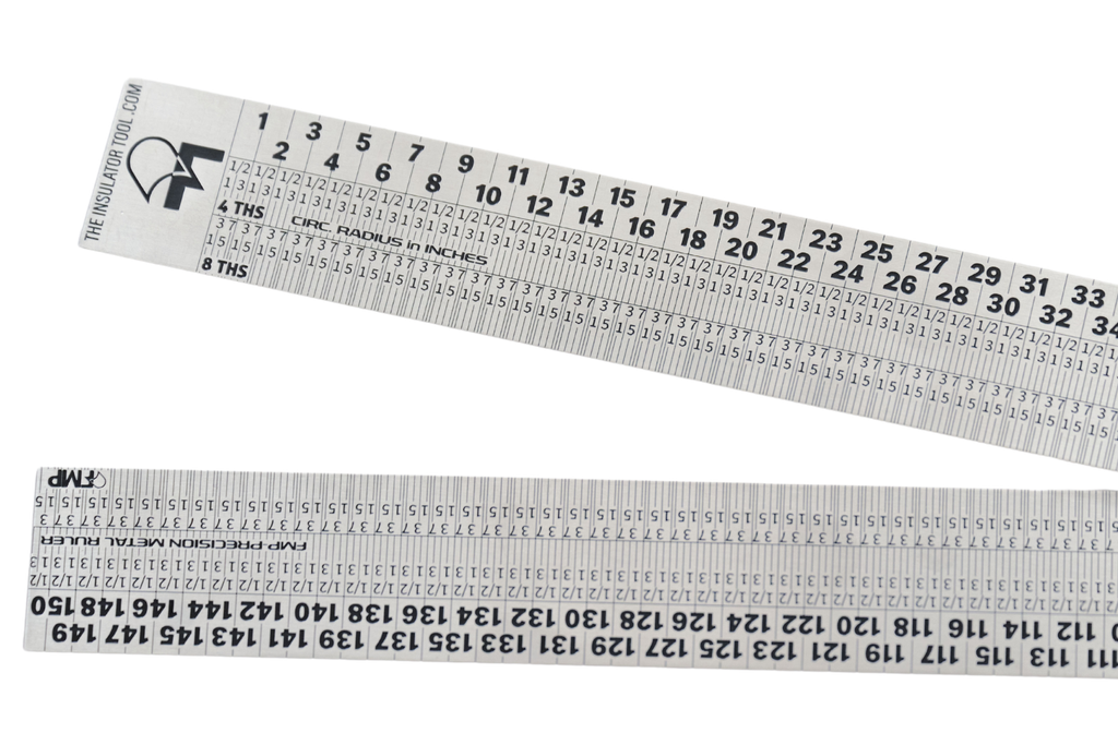 FMP-PRECISION METAL RULER (2 foot folding-.8mm Thick)