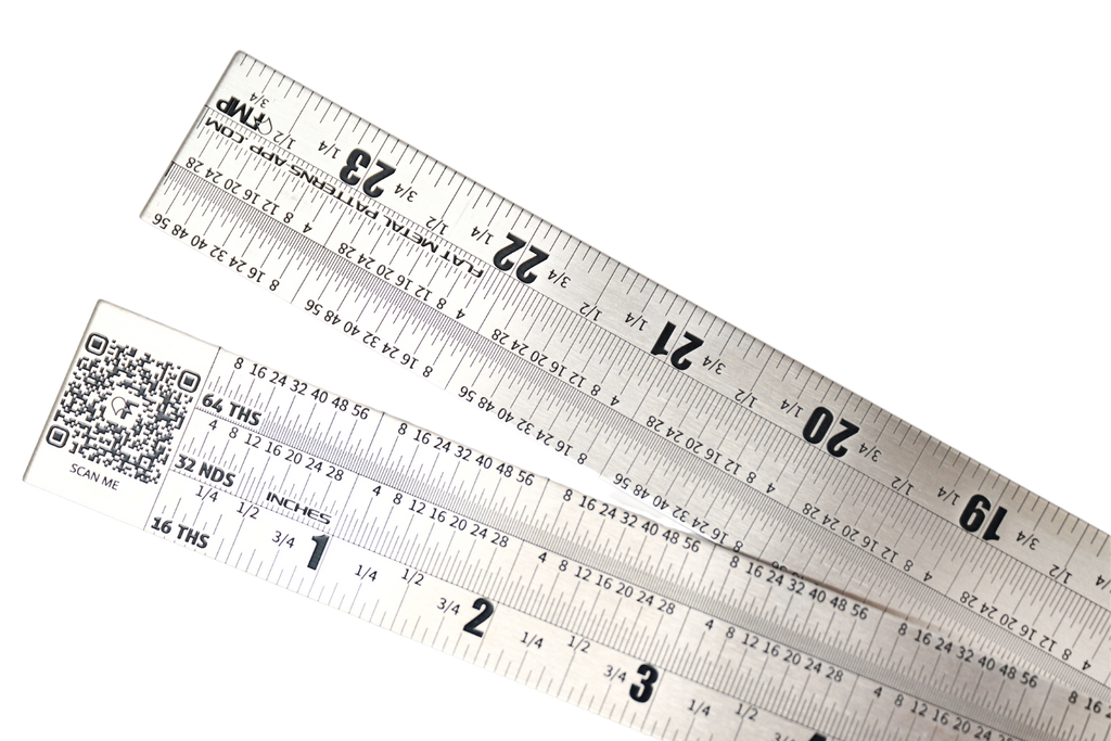 FMP-PRECISION METAL RULER (2 foot folding-.8mm Thick)