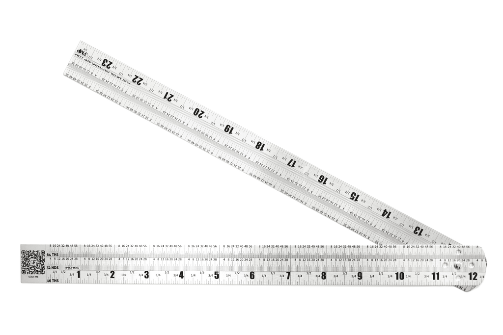 FMP-PRECISION METAL RULER (2 foot folding-.8mm Thick)