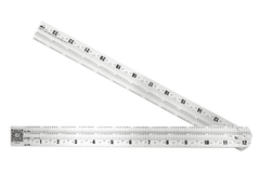 FMP-PRECISION METAL RULER (2 foot folding-.8mm Thick)