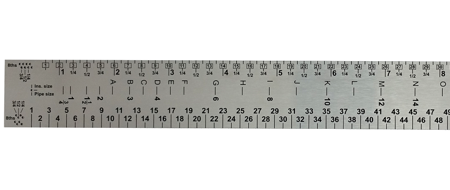 REGLA PLEGABLE WH 2FT (1MM DE ESPESOR)