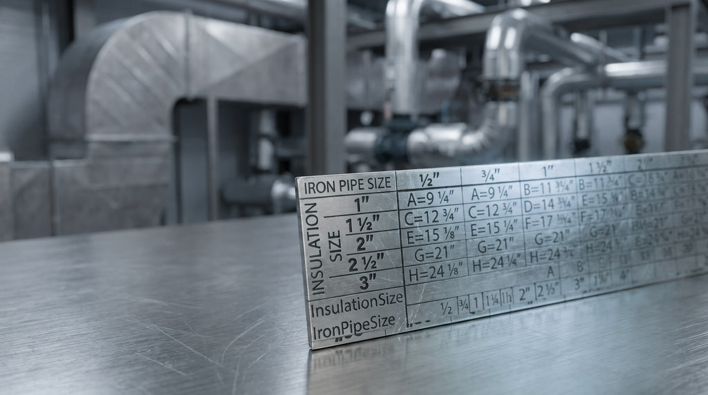 FMP MetalMaster Pro™ Professional Insulation & Metalworking Ruler (2 foot folding .8mm thick)