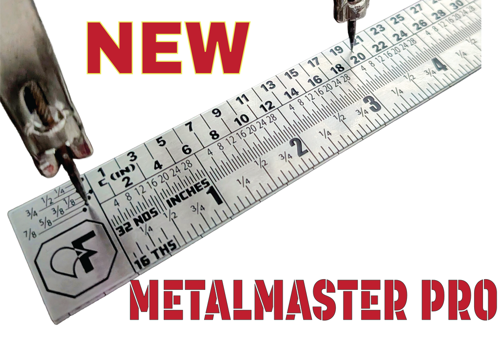 FMP MetalMaster Pro™ Professional Insulation & Metalworking Ruler (2 foot folding .8mm thick)