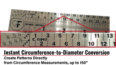 FMP MetalMaster Pro™ Professional Insulation & Metalworking Ruler (2 foot folding .8mm thick)