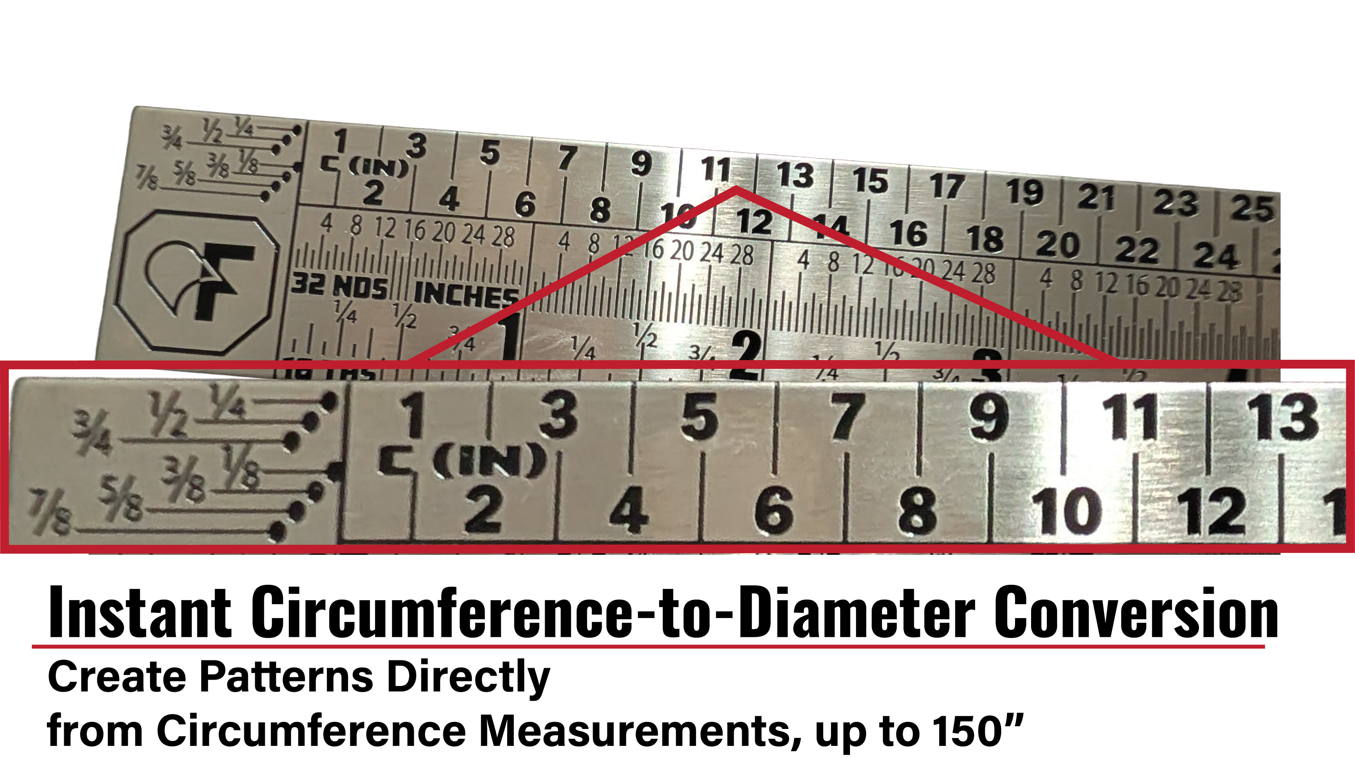 Insulation Rulers FMP MetalMaster Pro™ Professional Insulation & Metalworking Ruler (2 f ...