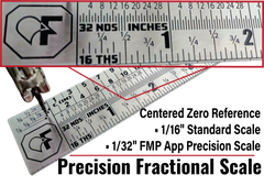 FMP MetalMaster Pro™ Professional Insulation & Metalworking Ruler (2 foot folding .8mm thick)