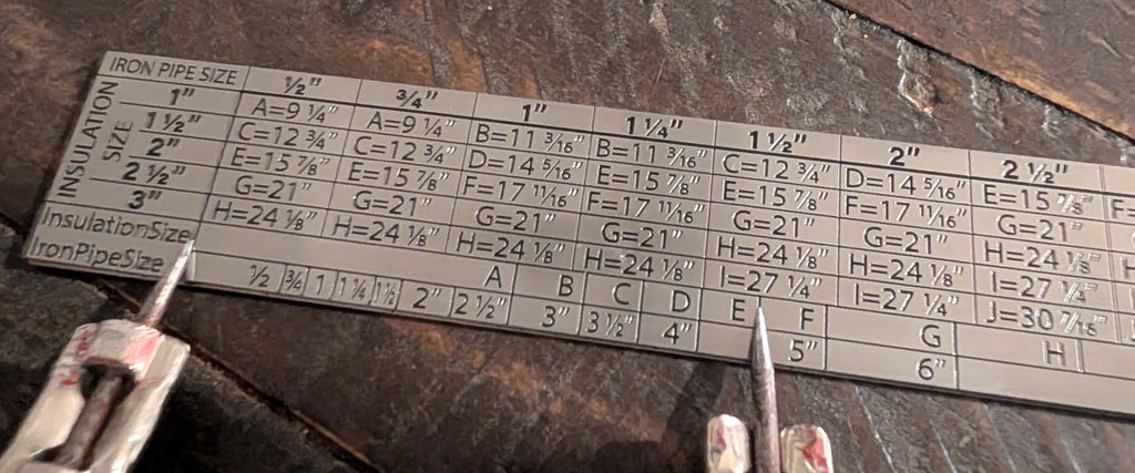 FMP MetalMaster Pro™ Professional Insulation & Metalworking Ruler
