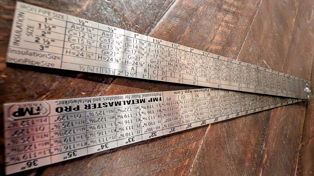 FMP MetalMaster Pro™ Professional Insulation & Metalworking Ruler
