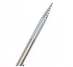(PACK 2) Bolígrafo para marcar sobre metal con punta doble y retráctil.