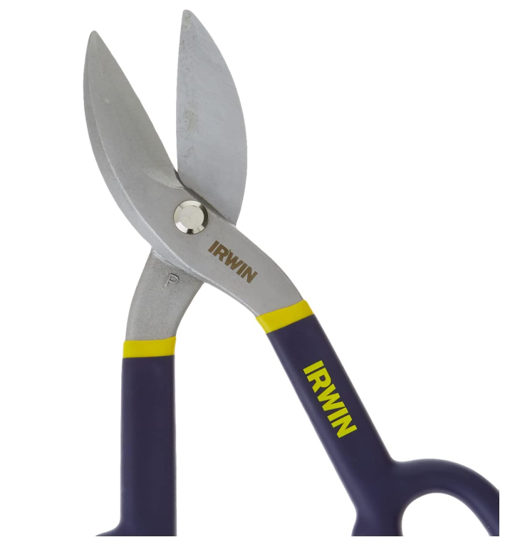 IRWIN Tinner's Snip, Flat Blade, 10-inch