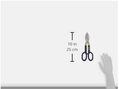 IRWIN Tinner's Snip, Flat Blade, 10-inch