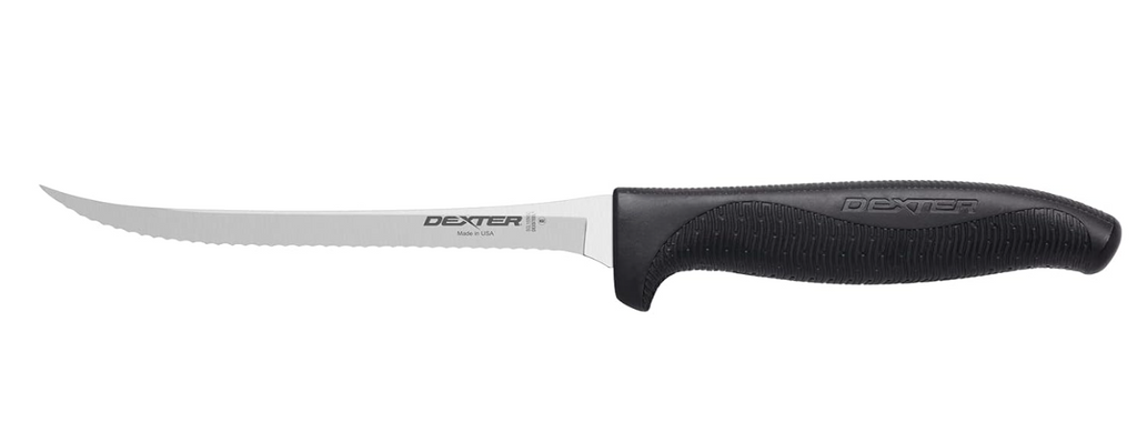 Dexter Russell 5,5 pulgadas utilitario festoneado Negro