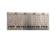 FMP MetalMaster Pro™ Professional Insulation & Metalworking Ruler