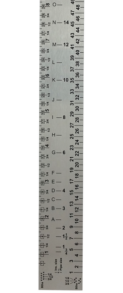 WH 2FT FOLDING RULER (1MM THICKNESS) – FLAT METAL PATTERNS