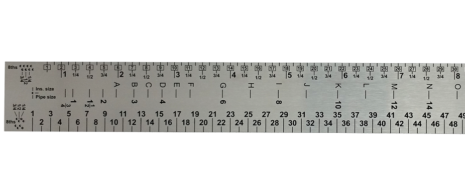 WH 2FT FOLDING RULER (1MM THICKNESS) – FLAT METAL PATTERNS