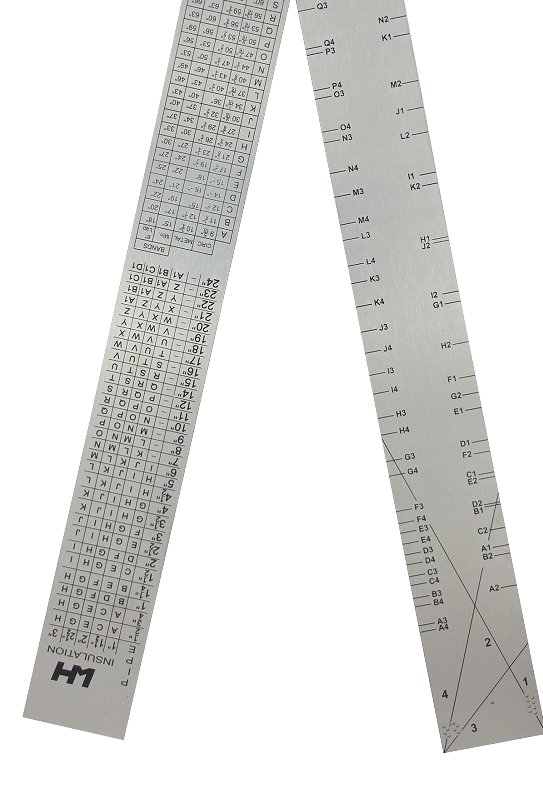 WH 2FT FOLDING RULER (1MM THICKNESS) – FLAT METAL PATTERNS